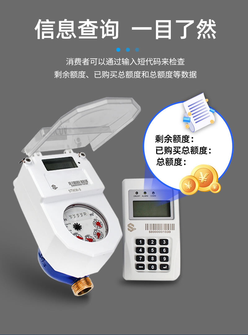 stsyts預(yù)付費(fèi)一體式水表